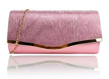 New Evening Clutch Bag Wedding Bridal Prom Handbag Shoulder Crossbody Glitter