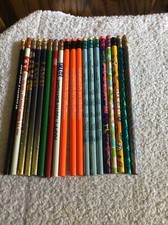 Mixed Lot of 20 Unsharpened Pencils Advertising and Designer