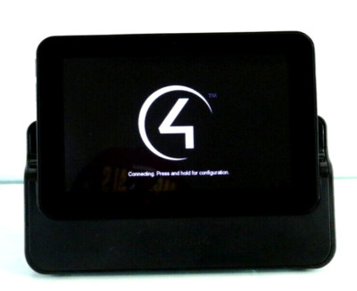 Control4 C4-TSMC7-EN-BL Touch Panel With Power Supply TESTED n19