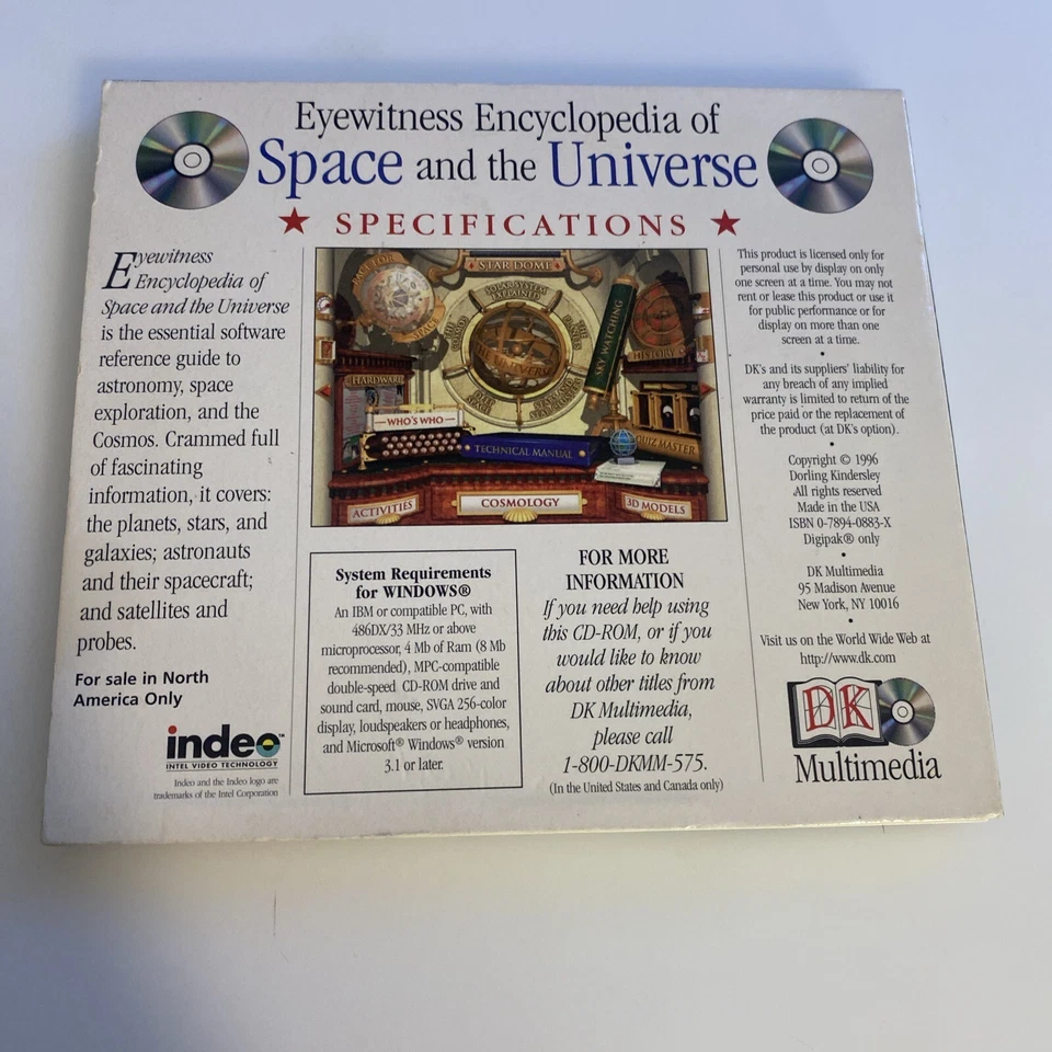 DK Multimedia Encyclopedia of Space and the Universe PC CD Software h299a - Image 4 of 4