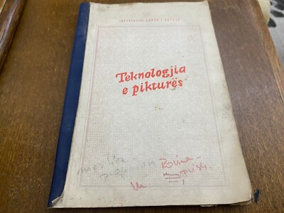 ALBANIAN BOOK TEKNOLOGJIA E PIKTURES #331 YEAR 1985 INSTITUTI I LARTE I ARTEVE