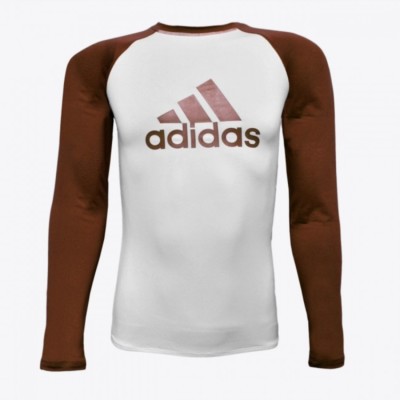 adidas Jiu-Jitsu IBJJF, MMA Brown Belt Long Sleeve Rashguard
