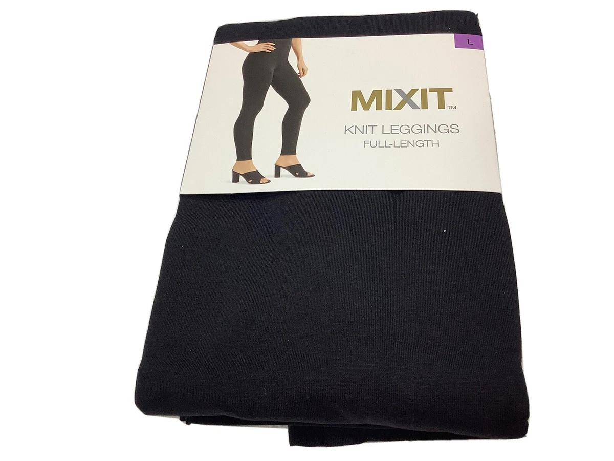 MixIT Brand Women's Black Leggings Size Large