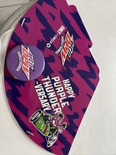 Mtn Dew Purple Thunder Party Hat And Pennant