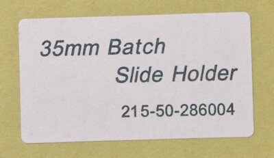 Microtek Artixscan 2500/Agfa DuoScan T2500 35mm batch slide holder, never used