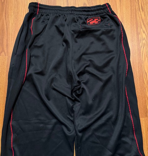 Air Jordan Jumpman 23 schwarz weites Bein Jogginghose Herren 2XL 31" Y2K