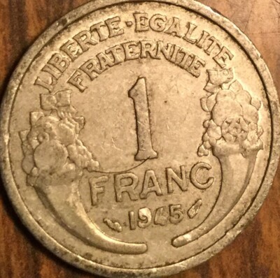 1945 FRANCE 1 FRANC COIN | eBay