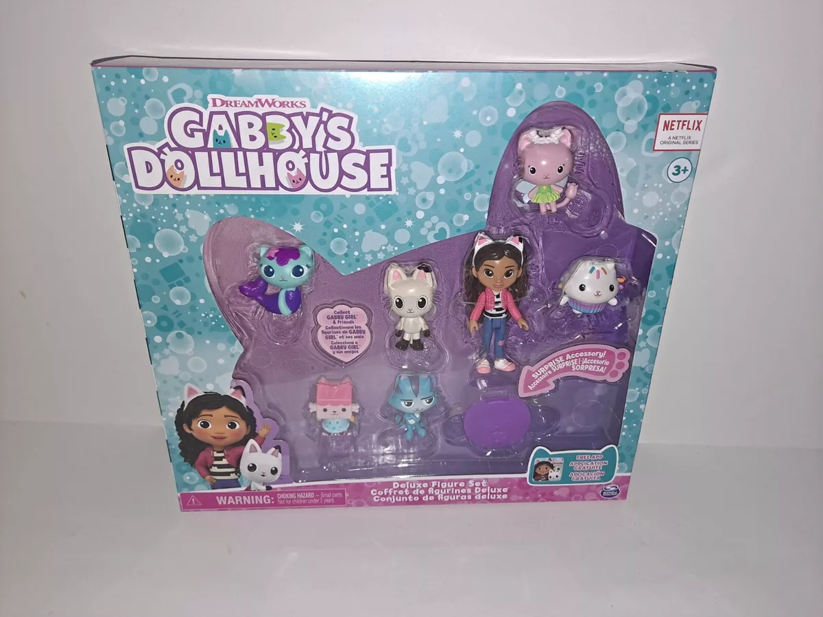 Gabby's Dollhouse, Deluxe Figure Gift Set with 7 Toy Figures and Surprise  Accessory, Kids Toys for Ages 3 and up