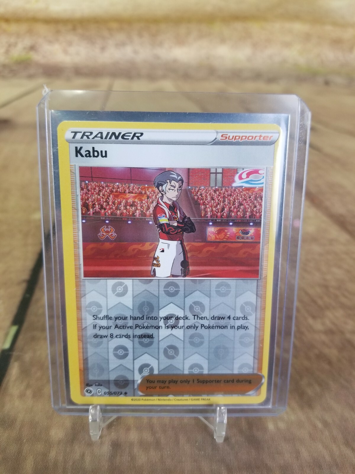 Trainer Kabu Supporter #55/73 Holo Pokemon 2020 Card