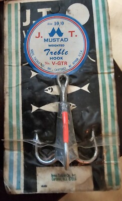 Size 10/0 Jeros Tackle Inc. Snatch Hook Weighted Treble Hook New In Package