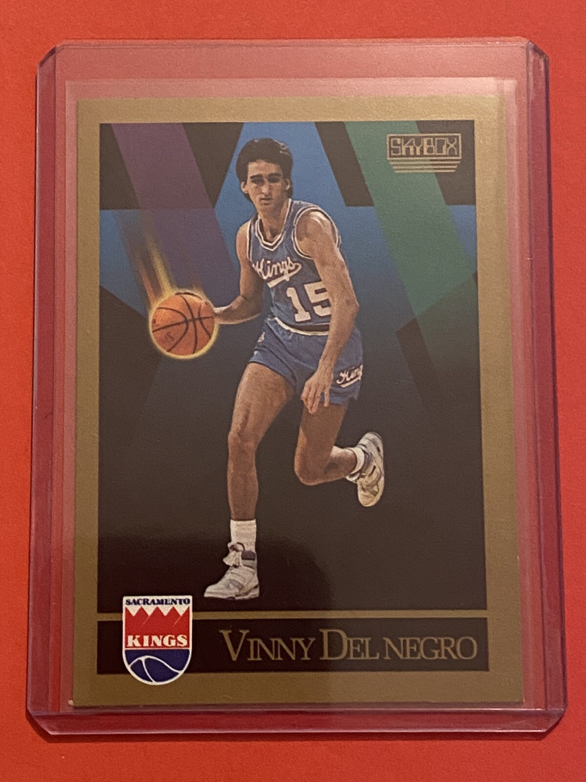 1990-91 SkyBox #245 Vinny Del Negro Sacramento Kings
