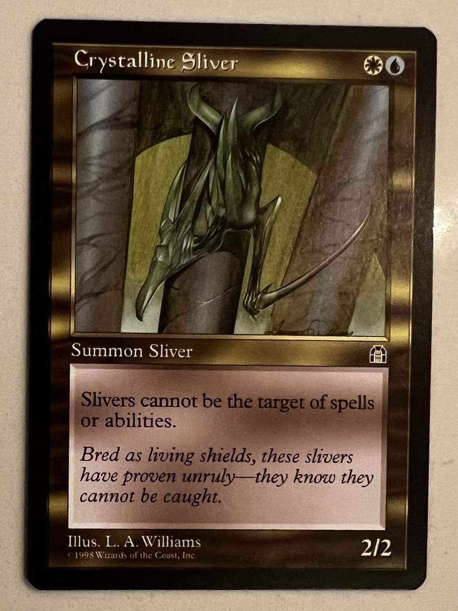 Magic The Gathering MTG - Crystalline Silver - Stronghold - NM/Never Played