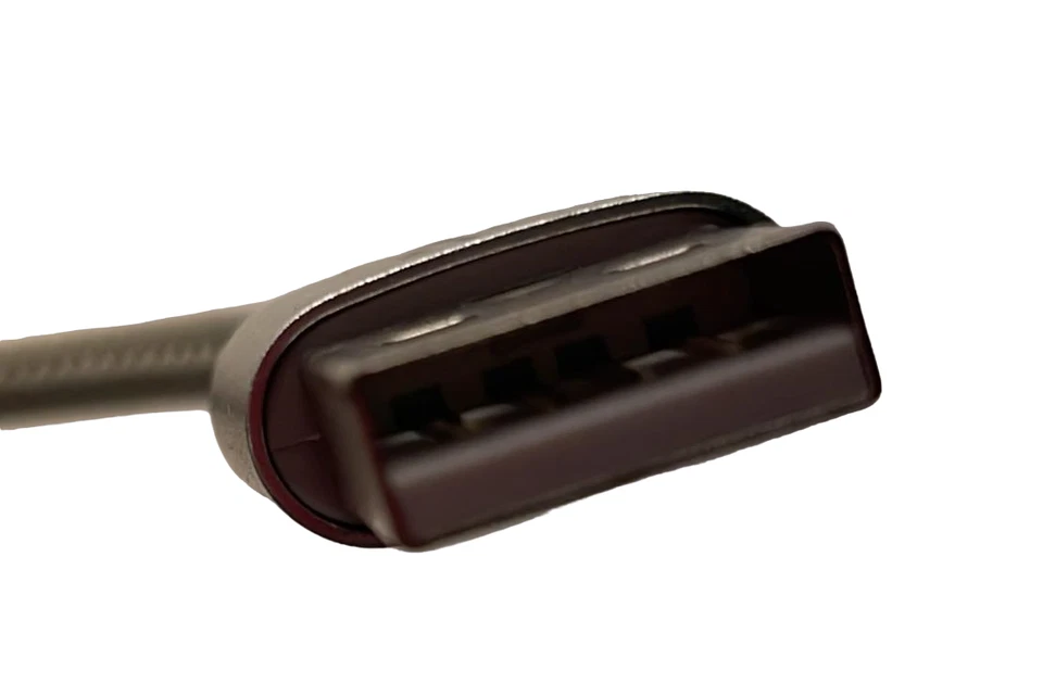 AT&T Charge-Sync Braided Cable 4ft for Type-C Devices, Silver - Image 4 of 4