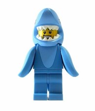 LEGO SELLADO SERIE 15 TRAJE DE TIBURÓN HOMBRE DISFRAZ MINIFIGURA OCÉANO MAR 71011 Figura