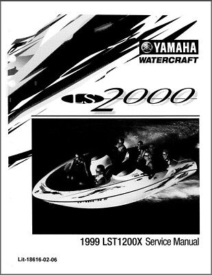 yamaha ls2000 jet boat / sport boat service manual cd