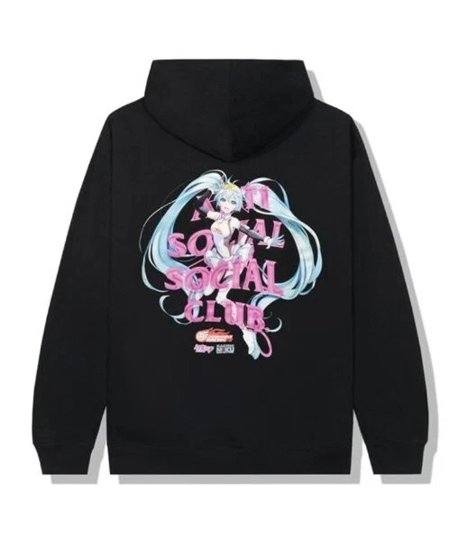 Anti social social club racing hoodie hotsell