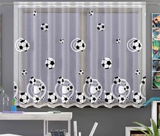 FOOTBALL Sport CURTAIN Kids room decoration SLOT TOP  MANY SIZES