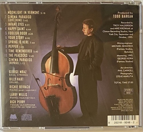 George Mraz - Jazz - Beautiful Like New Condition - Flawless - Wonderful! - NM - Imagen 2 de 2