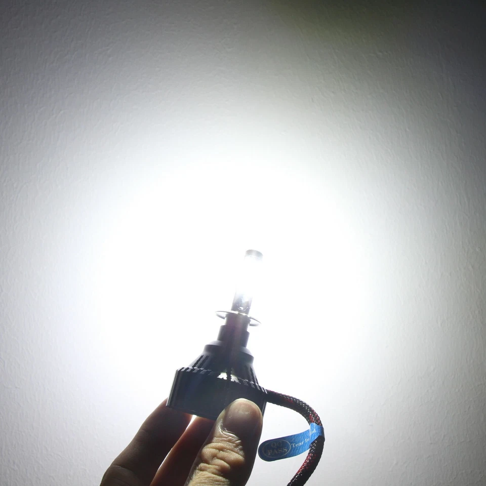 Alla Lighting Bright UM LED H3 Headlight Bulb Conversion White 6000K Replacement - Image 3 of 4