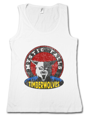 MYSTIC FALLS TIMBERWOLVES TANK TOP - Vampire Football Team Diaries Sign Zeichen