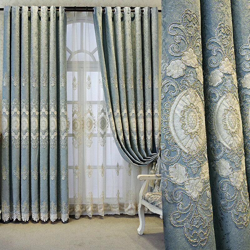1 Panel Chenille Vorhänge Blackout Für Wohnzimmer Tüll