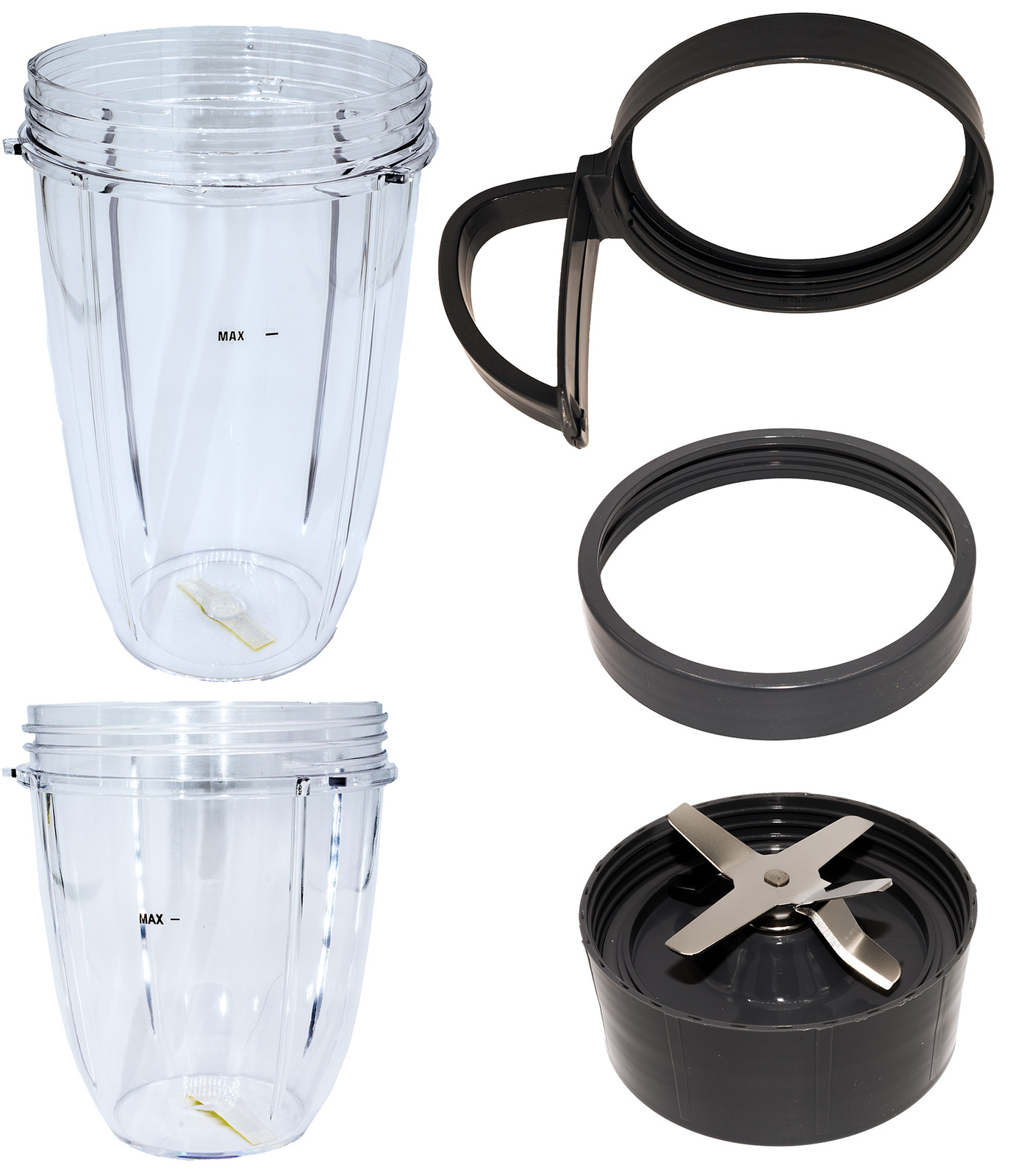 Blendin Deluxe Kit Blade,Cups, Lip Ring, Compatible with Nut