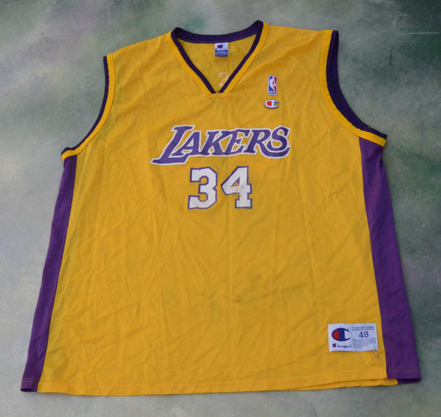 Vintage Champion NBA Los Angeles Lakers Shaquille O'Neal #34