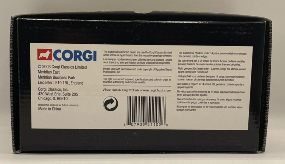 Corgi M106 Mortar Carrier US Army Ltd Ed 1:43 Scale Model Diecast US 51102 2003 - Image 2 of 4