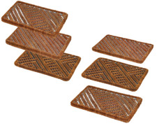 Image of Boston Traditional Coir Boot Door Mat Scraper Doormat with Metal Frame 45x75 cm