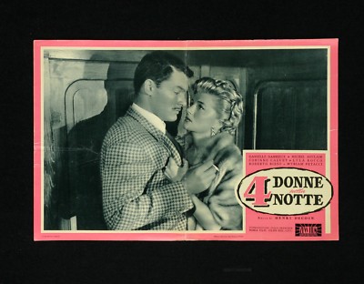 4 DONNE NELLA NOTTE fotobusta poster Quattro Bonnes à tuer Decoin Risso B58