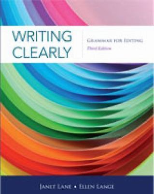 Writing Clearly: Grammar for Editing, 3rd Edition by Lane, Janet, Lange ...