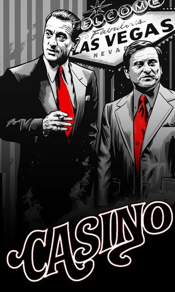 Tableau Casino toile grand format 50x70 cm pour déco murale geek et cinéphile