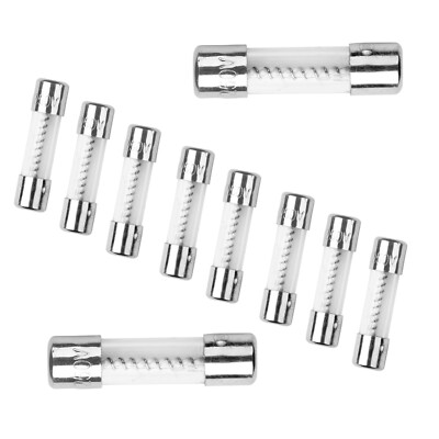10pcs 15A 250V Slow-Blow Fuse Glass Time-Delay 15 amp Slow-Acting Fuse 5X20mm