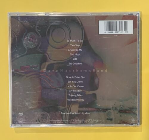 Dave Matthews Band Crash CD neu versiegelt kostenloser Versand Bestellungen CD Bestellungen über $40 - Bild 2 von 3