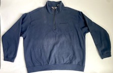 Eddie Bauer Fleece Pullover Long Sleeve 1/4 Zip Men's 2XL Sweatshirt XXL