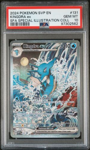 PSA 10 Gem Mint Pokemon SFA Special Illustration Collection SVP Kingdra EX 131