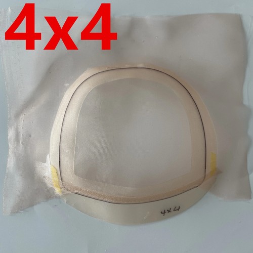 Men's Toupee Topper Wigs Making PU Single Layer Skin Lace Net Cap Base Materials - Picture 13 of 36