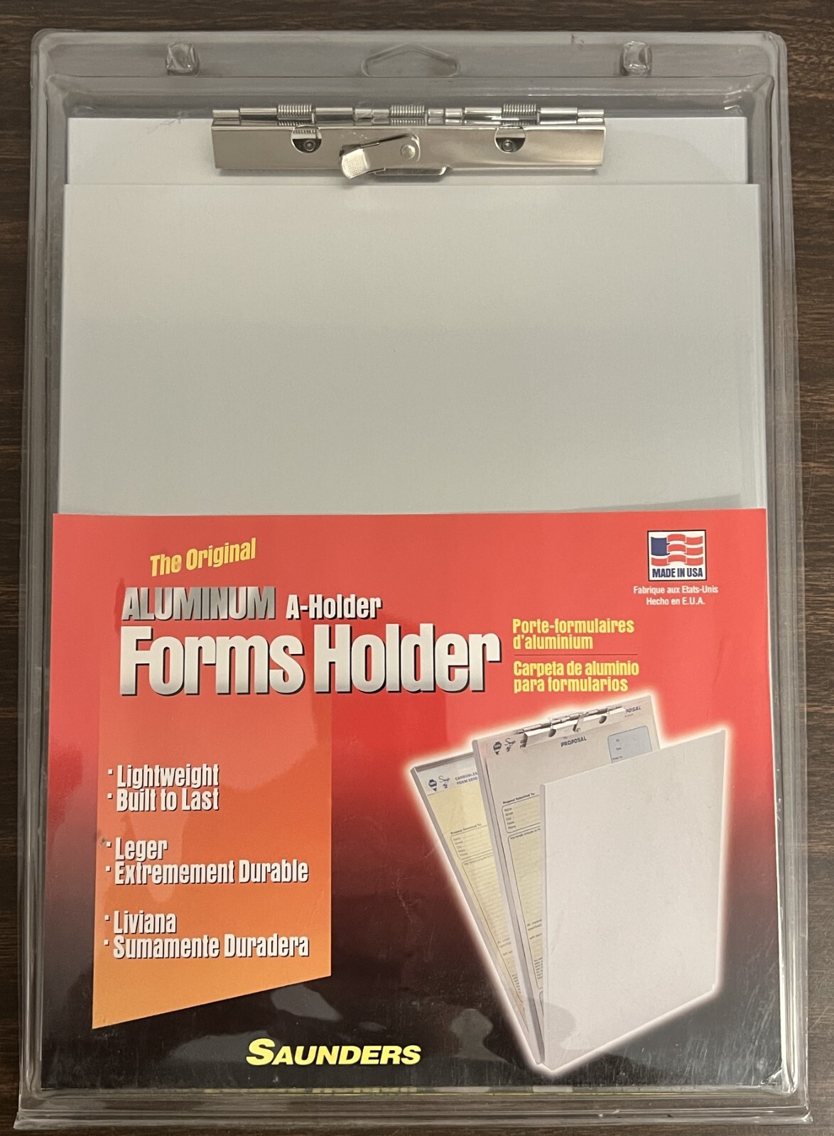 Saunders Aluminum Clipboard Storage Form Holder 8.5 X 12 NEW eBay