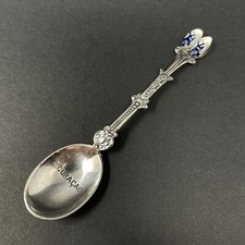 Curacao Clog Spoon Silver Plated Vintage Souvenir Collectibles 4 inch