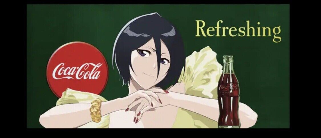 Bleach Thousand Year Blood War X Coca-Cola Rukia Kuchiki Poster