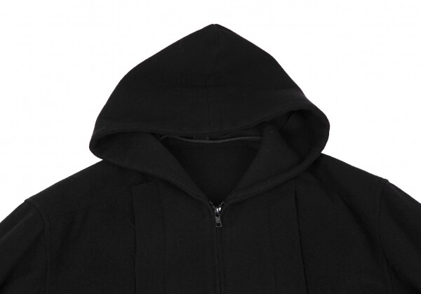 Yohji Yamamoto FEMME Cut Off Wool Melton Zip Coat Size M-L(K