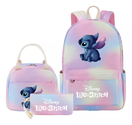 Lilo and Stitch Teenage Student Girls School Bag Three Piece Backpack Set - Picture 13 of 53