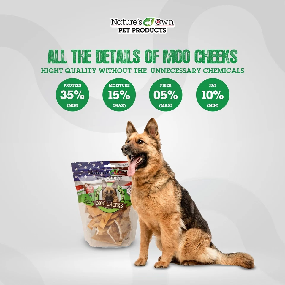 Natural Beef Dog Chews 16 Ounce Soft Thick Dental Treats Smoked Flavor - Image 4 of 4