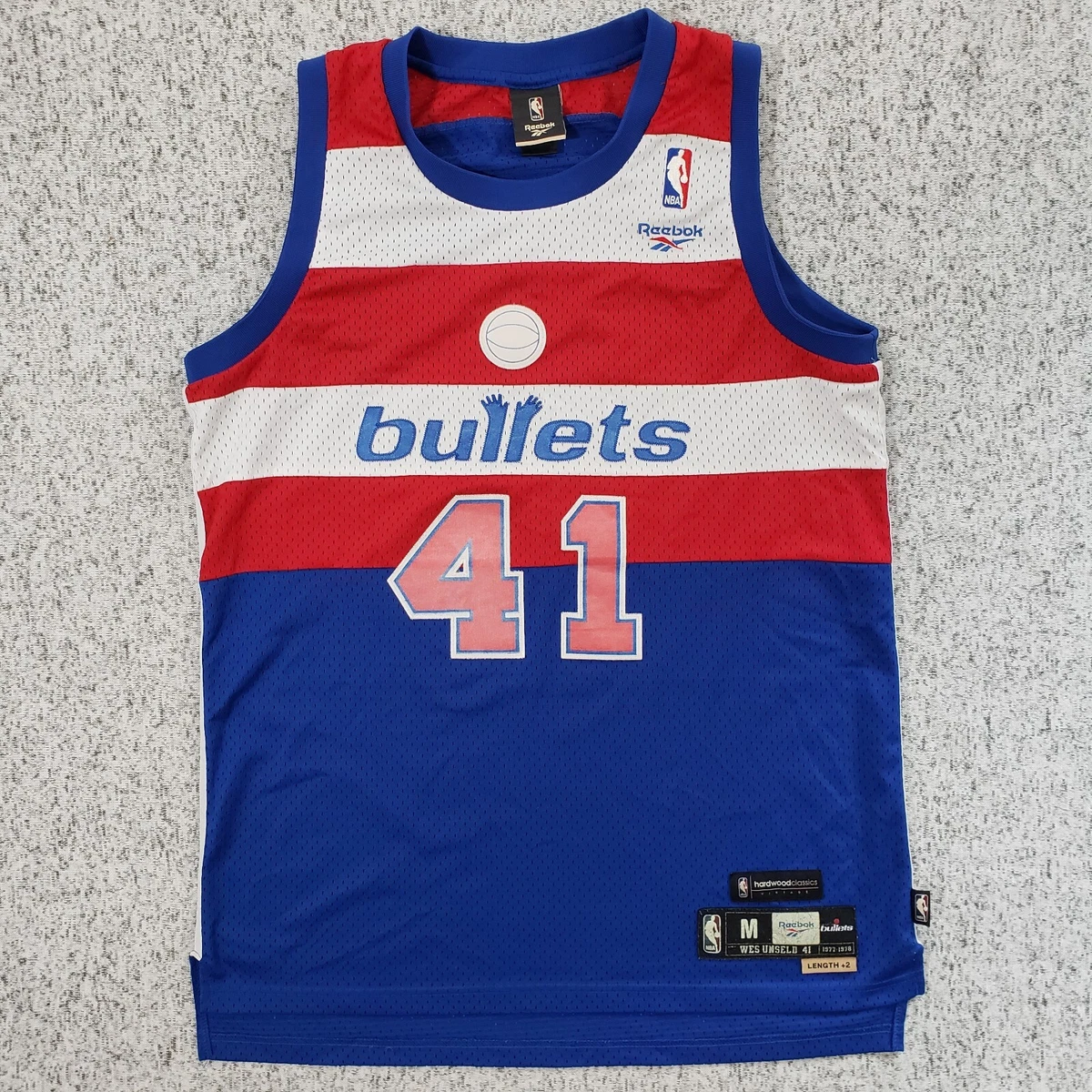 Reebok Washington Bullets Sports Fan Apparel & Souvenirs for sale