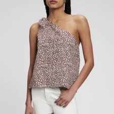 Gap Women’s One Shoulder Tie Top Tall Size M NWT
