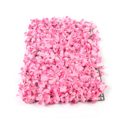 20Pcs Silk Artificial Flower Wall Panel Wedding Party Backdrop Floral Home Decor