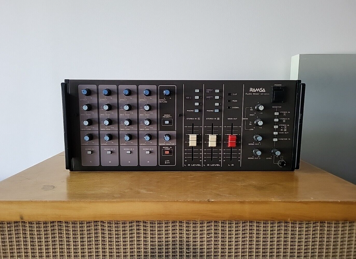 Vintage Ramsa Panasonic WR-M10A DJ Audio Mixer Preamp | eBay