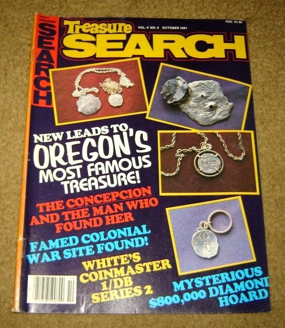 Treasure Search Magazine October 1981 Metal Detector Civil War Gold eBay