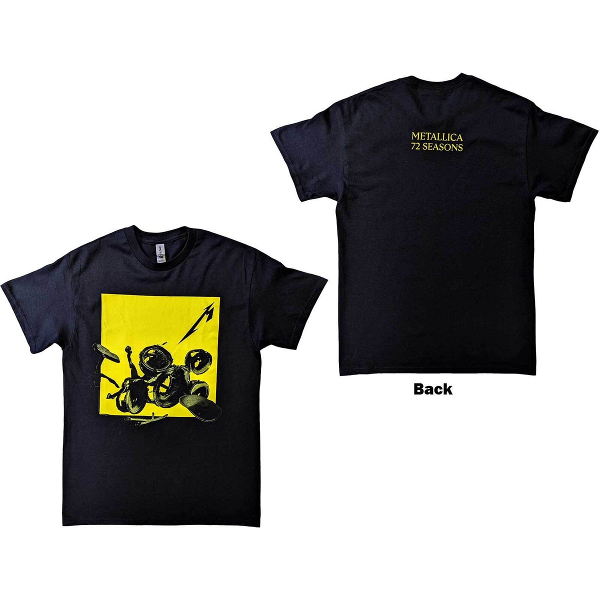 Sweat à Capuche Metallica Officiel - 72 Seasons Charred Logo | Pull Hoodie Homme/Femme Coton-Polyester