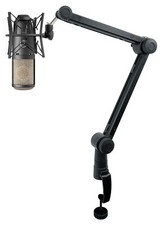 AKG P220 Studio Condenser Recording Microphone Shockmount Pro Mic Boom Arm